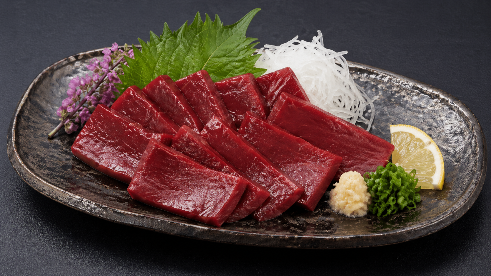 鯨食べ比べスターターセット｜刺身3種とベーコン2種を少しずつ